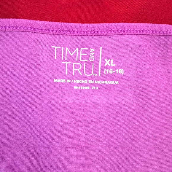 TIME & Tru, (NWT), XL, Deep Lavender Cami - Picture 2 of 8